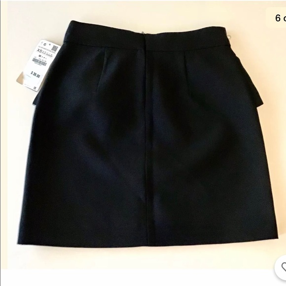 Zara Peplum Skirt with Faux Pearls NWT - Picture 6 of 6